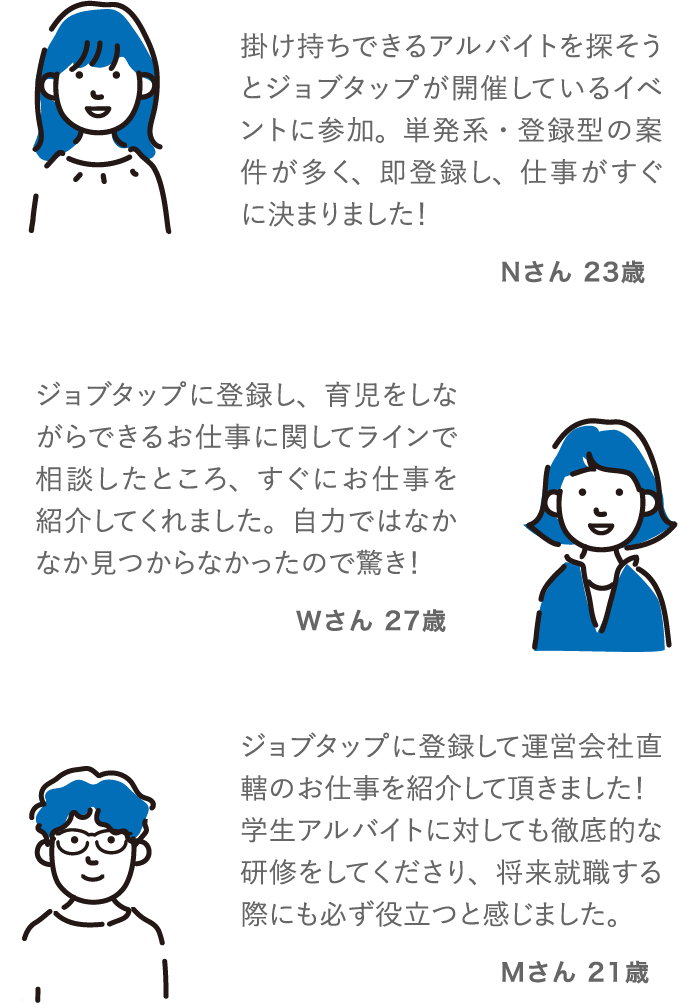 ご利用者様の声